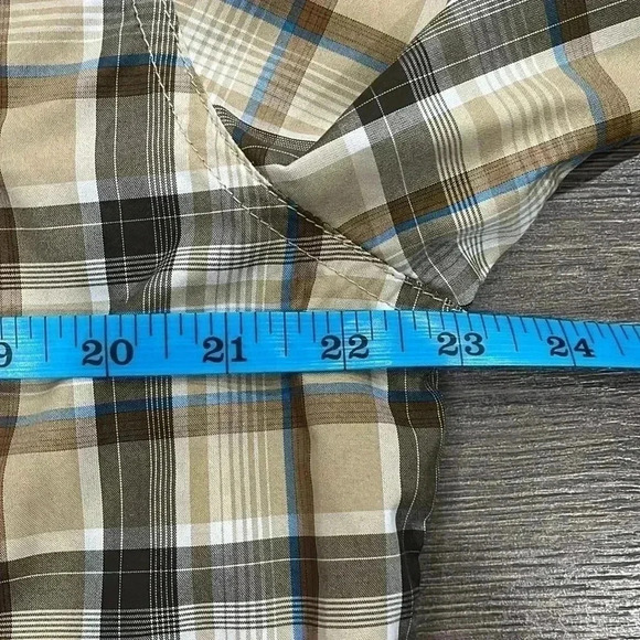 [M]KUHL  Plaid Cotton S/S Button Shirt Men - Picture 3 of 9